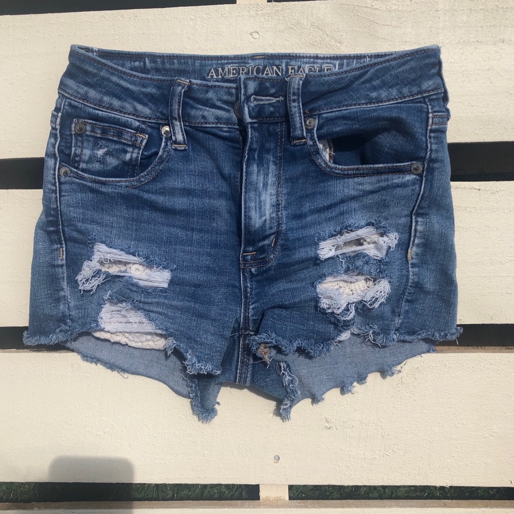 American eagle jean shorts